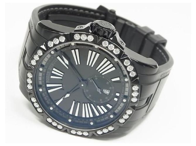 Autre Marque ROGER DUBUIS Excalibur 45 Automatique DBEX0802 édition limitée mondiale 2 8 Lots Hommes Argenté - vue 17