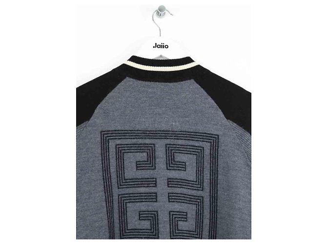 Givenchy Grauer Wollstrickjacke - Ansicht 4