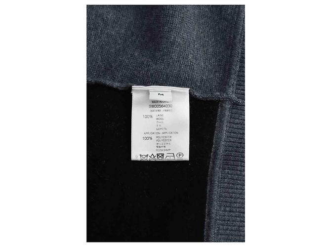 Givenchy Grauer Wollstrickjacke - Ansicht 6