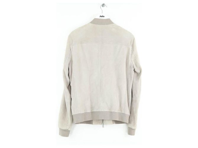 All Saints Wildlederjacke Grau M - Ansicht 3