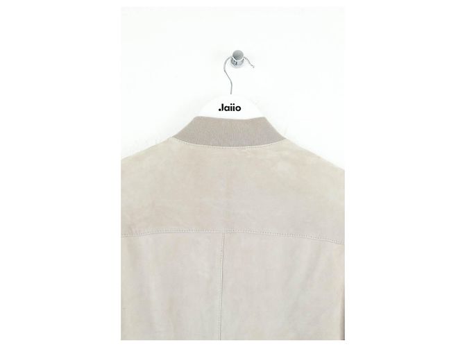 All Saints Wildlederjacke Grau M - Ansicht 4