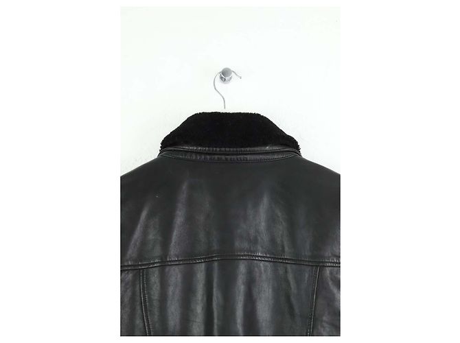 All Saints Schwarze Lederjacke - Ansicht 5