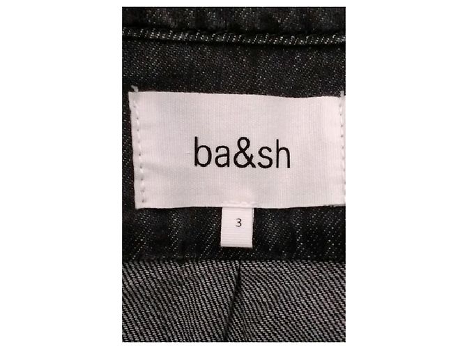 Bash Schwarzer Baumwoll-Overall - Ansicht 5