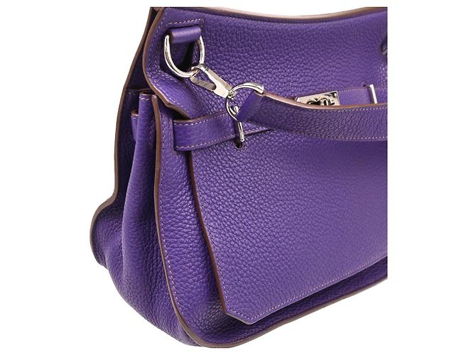Hermès Jypsiere Tasche Clemence 28 Blau - Ansicht 3