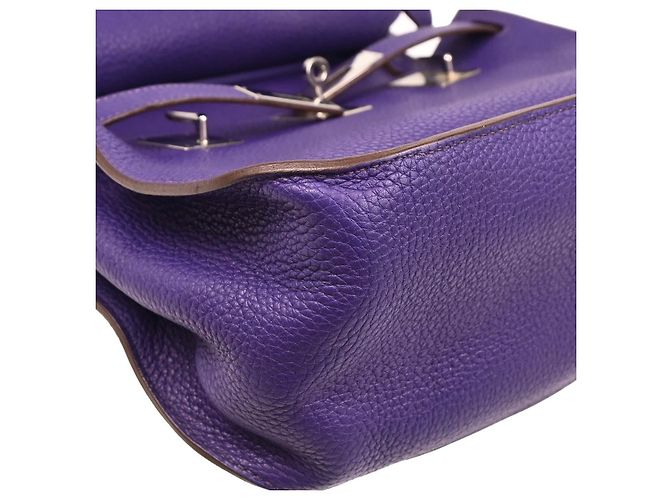 Hermès Jypsiere Tasche Clemence 28 Blau - Ansicht 7