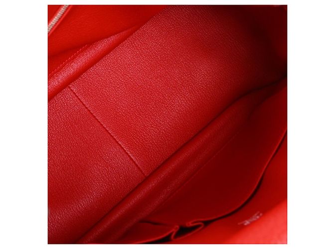 Borsa Jypsiere Hermès Clemence 31 Rosso - vista 4