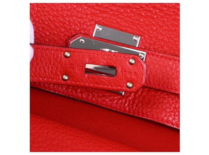 Borsa Jypsiere Hermès Clemence 31 Rosso - vista 6