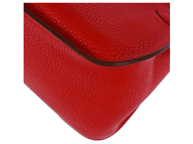 Borsa Jypsiere Hermès Clemence 31 Rosso - vista 7