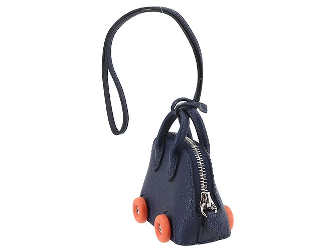 Charm Borsa Bolide su Ruote di Hermès Blu - vista 3