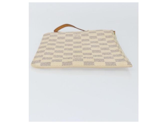 Louis Vuitton Neverfull Pochette Damier Large Branco - vista 3