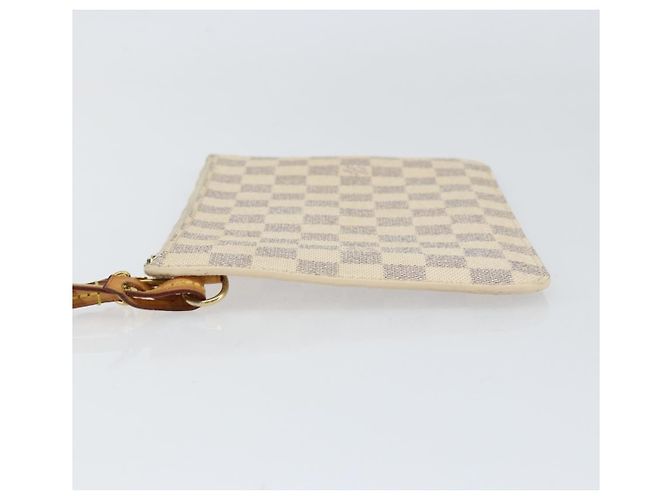 Louis Vuitton Neverfull Pochette Damier Large Branco - vista 4