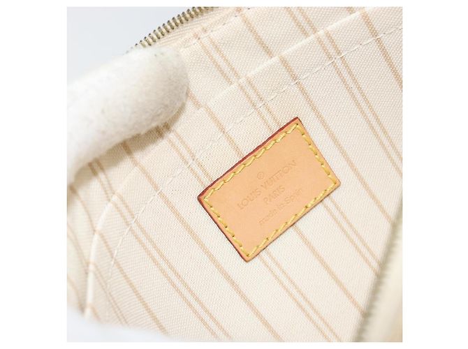 Louis Vuitton Neverfull Pochette Damier Large Branco - vista 6