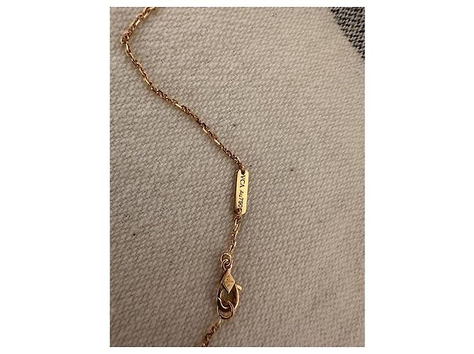 Van Cleef & Arpels Pendente Vintage Alhambra Oro Rosa 750/1000, Madreperla D'oro - vista 4