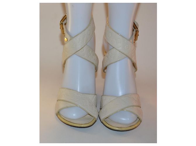 Louis Vuitton sandales Blanc Crème - vue 3