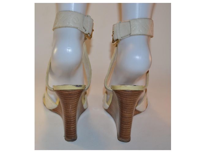 Louis Vuitton sandales Blanc Crème - vue 4