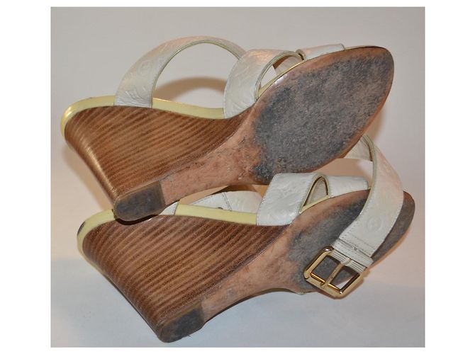 Louis Vuitton sandales Blanc Crème - vue 6