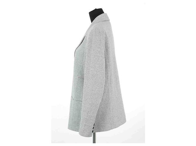 Blazer Margaux Lonnberg de algodón gris - vista 2