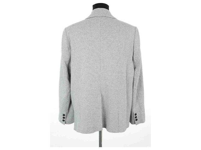 Blazer Margaux Lonnberg de algodón gris - vista 3