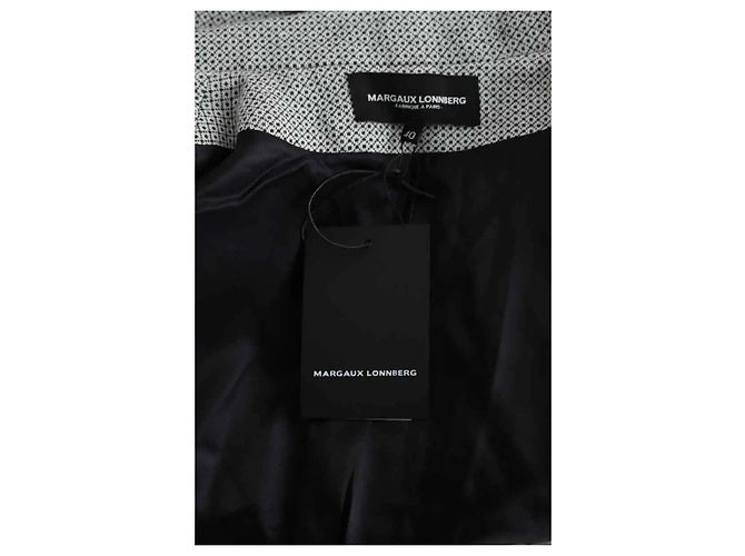 Blazer Margaux Lonnberg de algodón gris - vista 4
