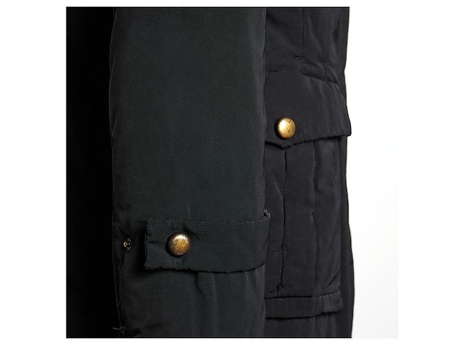 Moncler Giacca Lunga in Piuma Nera - Anni 2010 Nero - vista 3