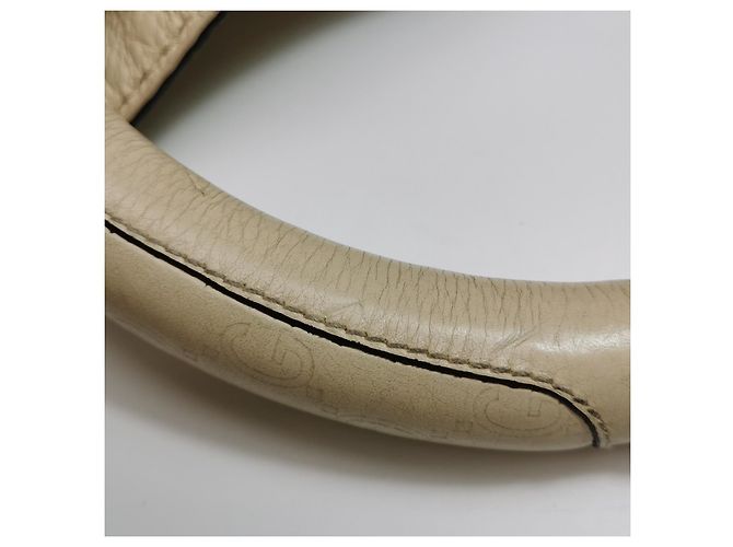 Borsa a mano Gucci Indy in pelle crema Crudo - vista 7