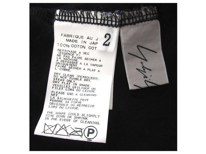 Autre Marque Camiseta de algodón estampada Yohji Yamamoto Negro - vista 6