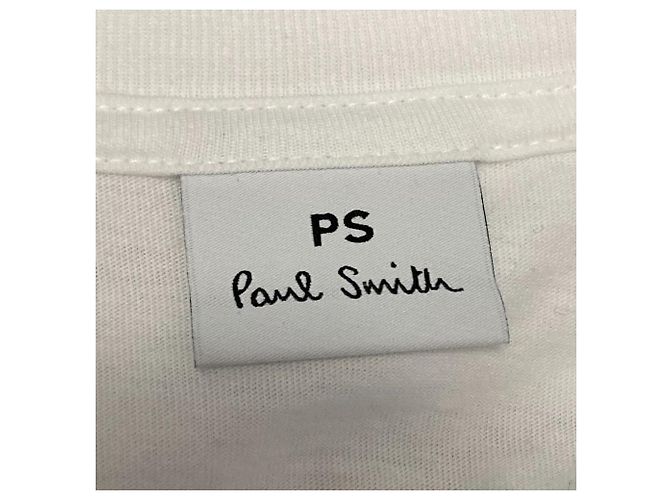Camiseta de algodón con estampado floral PS Paul Smith Blanco - vista 4