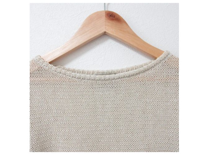 Autre Marque Papierstrickpullover UNITED ARROWS Beige - Ansicht 3
