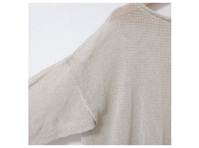 Autre Marque Papierstrickpullover UNITED ARROWS Beige - Ansicht 4