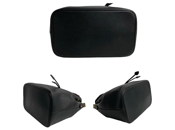 Borsa in pelle Yves Saint Laurent Nero Rosso - vista 7