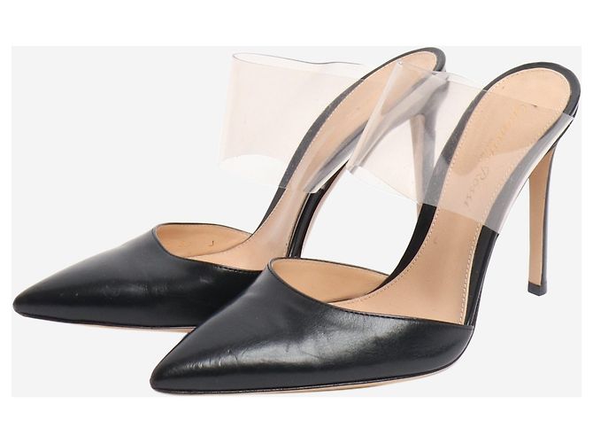 Gianvito Rossi Mule Virtua nere - taglia EU 37 Nero - vista 2