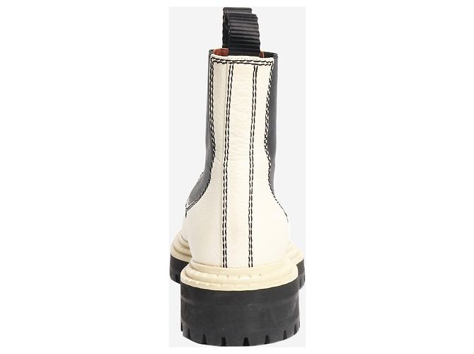 Proenza Schouler Botas Chelsea Off-white - talla EU 37,5 Blanco - vista 3