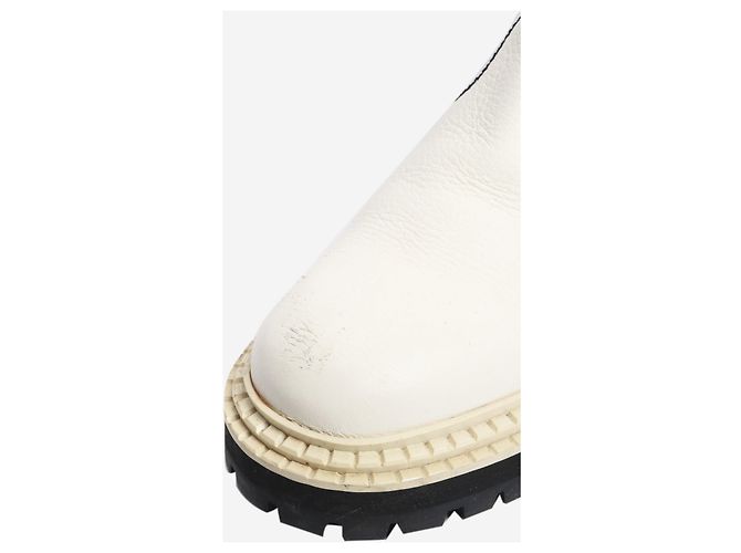 Proenza Schouler Botas Chelsea Off-white - talla EU 37,5 Blanco - vista 5