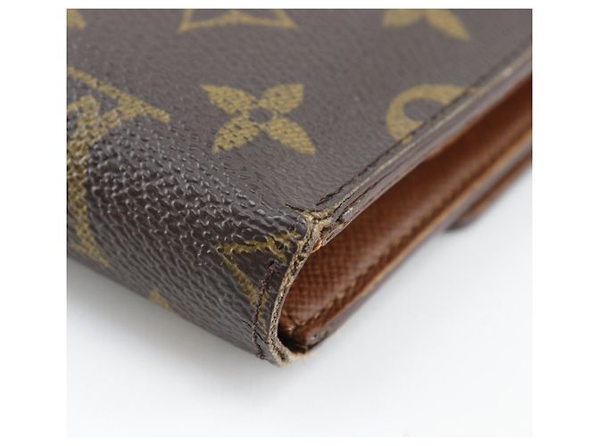 Billetera tri-fold Etui Papier Porto Tresol Louis Vuitton Castaño - vista 4