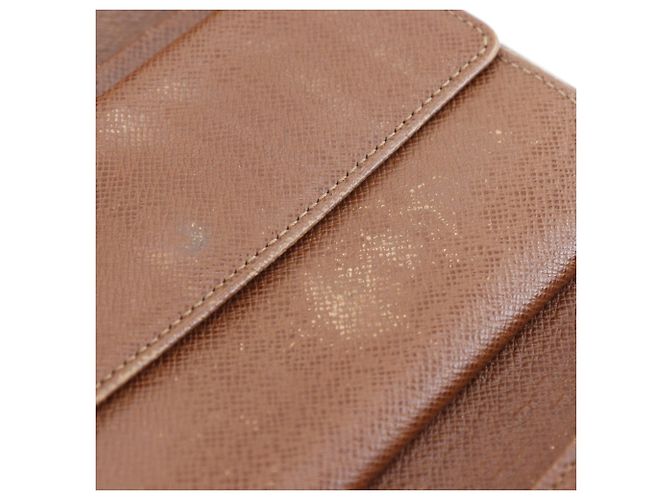 Billetera tri-fold Etui Papier Porto Tresol Louis Vuitton Castaño - vista 8