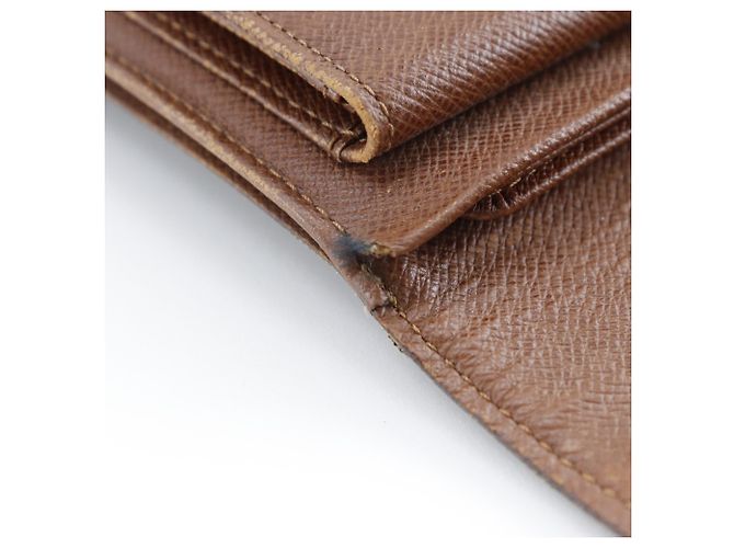 Billetera tri-fold Etui Papier Porto Tresol Louis Vuitton Castaño - vista 9