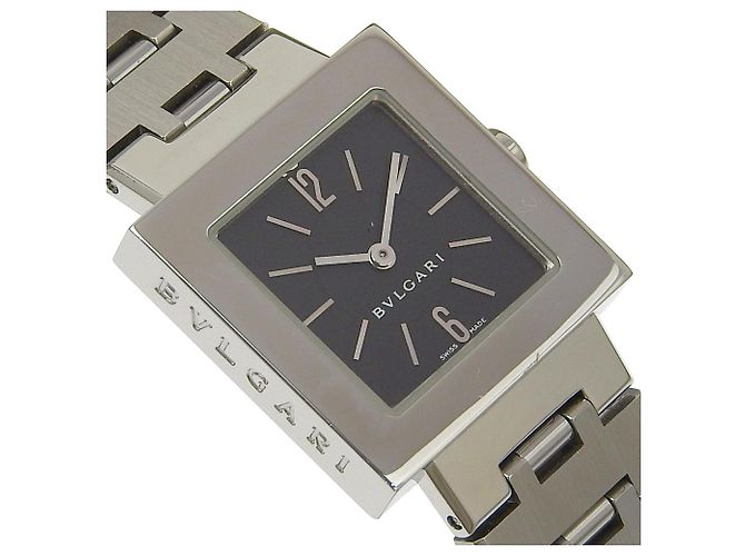Bulgari Bvlgari Quadrado SQ22SS Edelstahl-Uhr - Ansicht 3