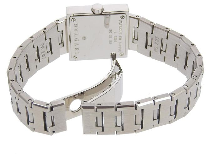Bulgari Bvlgari Quadrado SQ22SS Edelstahl-Uhr - Ansicht 5