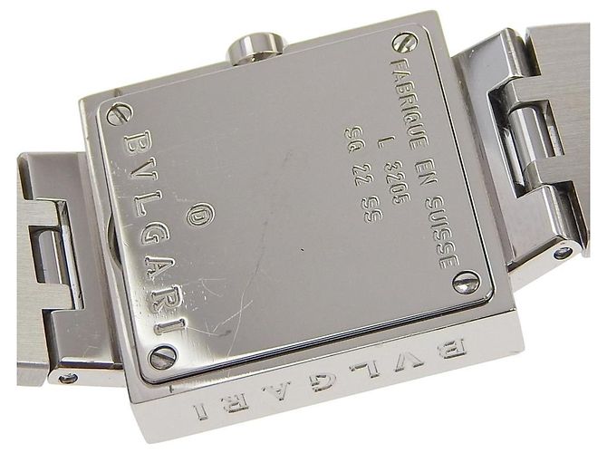 Bulgari Bvlgari Quadrado SQ22SS Edelstahl-Uhr - Ansicht 6