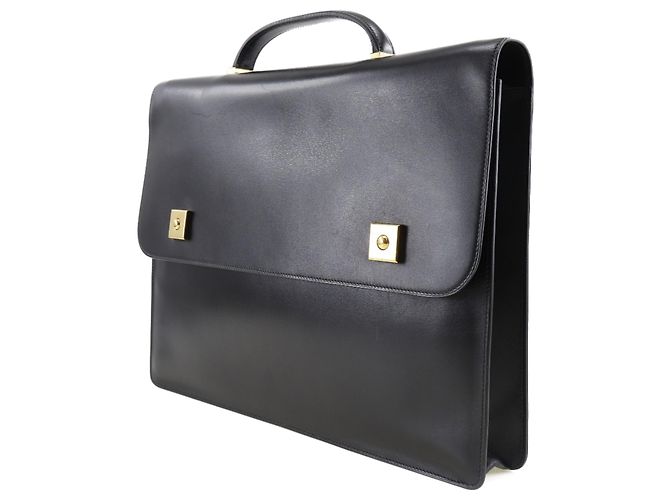 Borsa da lavoro Hermès Danube 38 Nero - vista 2
