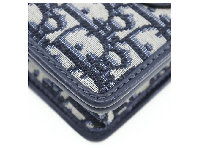 Borsa a Spalla Trotter Oblique Christian Dior Blu navy - vista 4