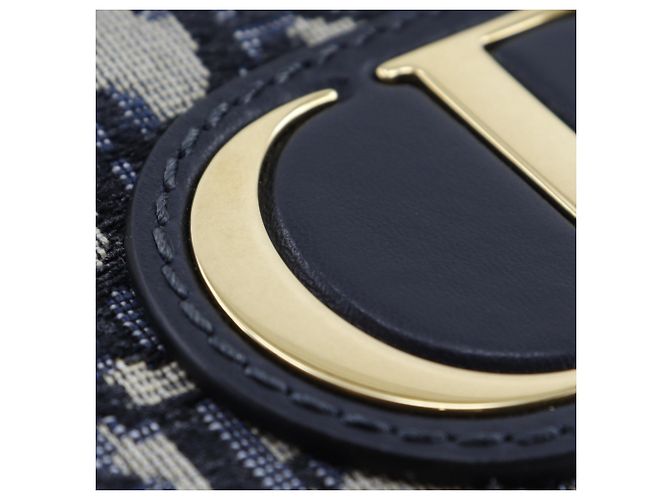 Borsa a Spalla Trotter Oblique Christian Dior Blu navy - vista 7