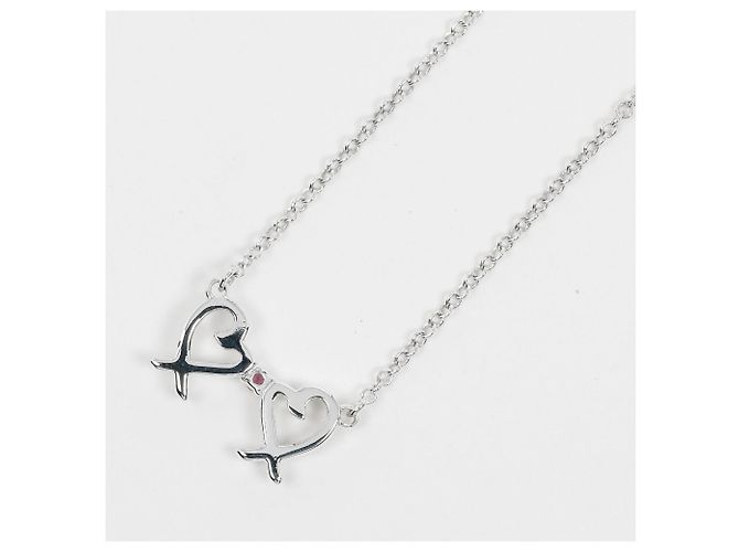 Collana Doppio Cuore Amante di Tiffany & Co. Argento - vista 3