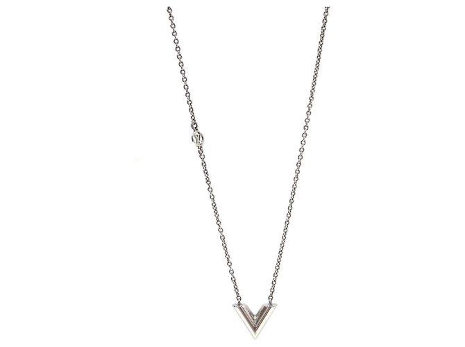 Collana Essenziale V Louis Vuitton in Argento - vista 2