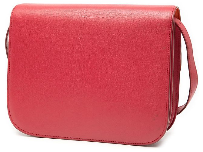 Céline Celine Red Medium Calfskin Classic Box - view 2