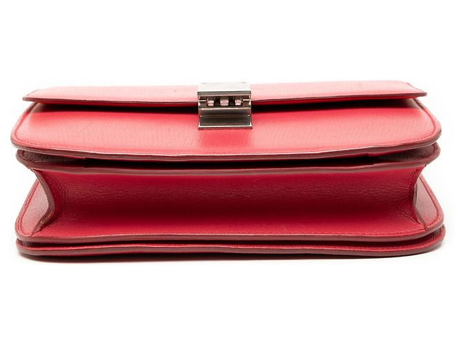 Céline Celine Red Medium Calfskin Classic Box - view 3