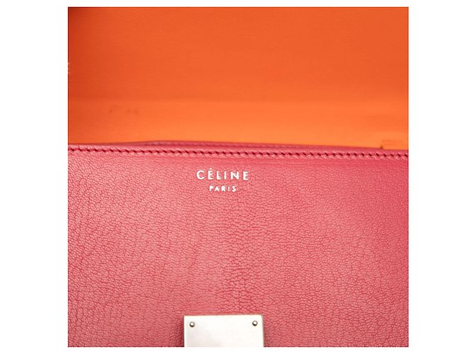 Céline Celine Red Medium Calfskin Classic Box - view 6