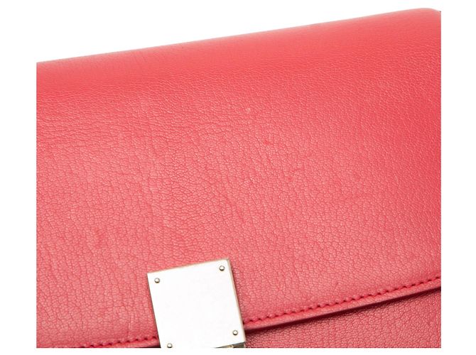 Céline Celine Red Medium Calfskin Classic Box - view 7