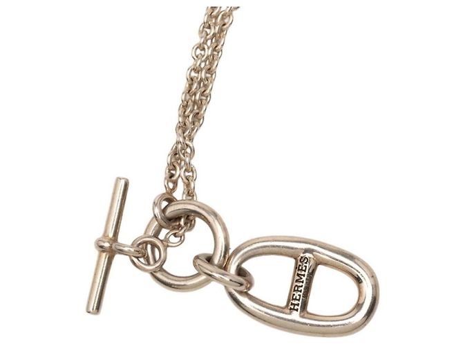 Chaîne d'ancre Hermès Collana Pendente Amuleto Chaine d'Ancre Hermes Argento - vista 5