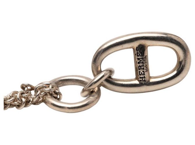 Chaîne d'ancre Hermès Collana Pendente Amuleto Chaine d'Ancre Hermes Argento - vista 6
